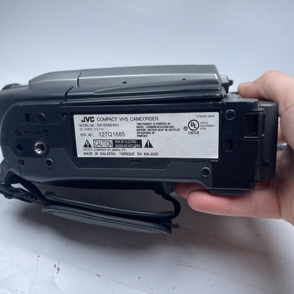JVC GR-SXM245 Compact Camcorder Super VHS VINTAGE Y2K Camera (Untested, For part - Picture 13 of 14